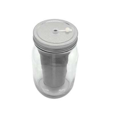 Cold Brew Coffee Maker Wide Mouth Mason Jar Filter For Brewing Coffee Concentrate And Infused Tea